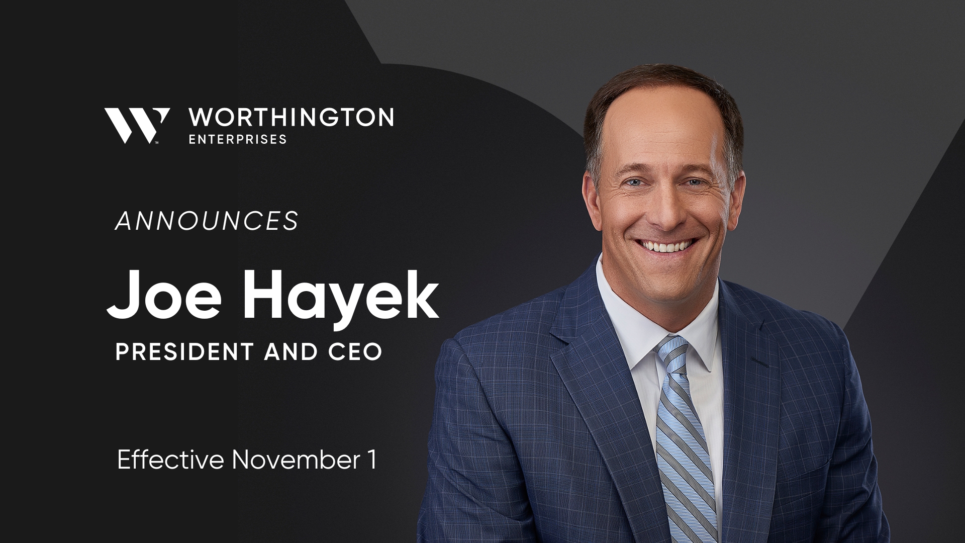 Joe Hayek Announcement